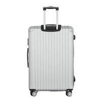 Wanderlite 28-inch Luggage Set with TSA Lock�ABS Hard Shell Travel Suitcase Organiser Luggage Case Light Grey