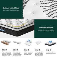 Giselle Bedding 32cm Mattress Euro Top Super King