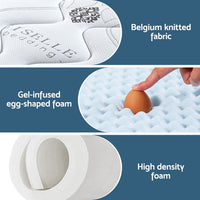 Giselle Bedding Double Mattress 35cm Bed in a Box Pocket Spring Gel Memory Foam