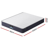 20cm Giselle Mattress King Bed Pocket Spring Mattresses