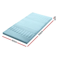 Giselle Bedding 5cm Memory Foam Mattress Topper 7-Zone King Single