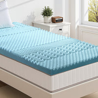 Giselle Bedding 5cm Memory Foam Mattress Topper 7-Zone King Single