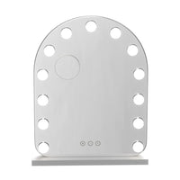 Embellir Makeup Mirror 40x50cm Dressing Vanity LED Bulb Light with 5x Magnification White Arch
