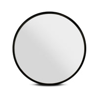 Embellir 2 Wall Mirror Makeup 90cm Home Decor Framed Mirrors Bathroom Round Black