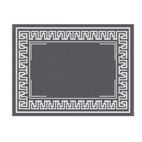Gardeon Outdoor Rugs 274x366cm Large Carpet Reversible Area Mat PP Dual-Sided Patio Rug Greek Key