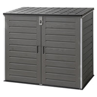 Gardeon Outdoor Storage Box 1170L Container Lockable Cabinet Tool Organizer Shed Grey