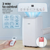 Devanti Portable Air Conditioner Dehumidifier Fan 14000BTU