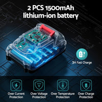 Giantz Telescopic Pole Chainsaw 6 Inch Cordless Tree Trimmer Kit 20V Battery