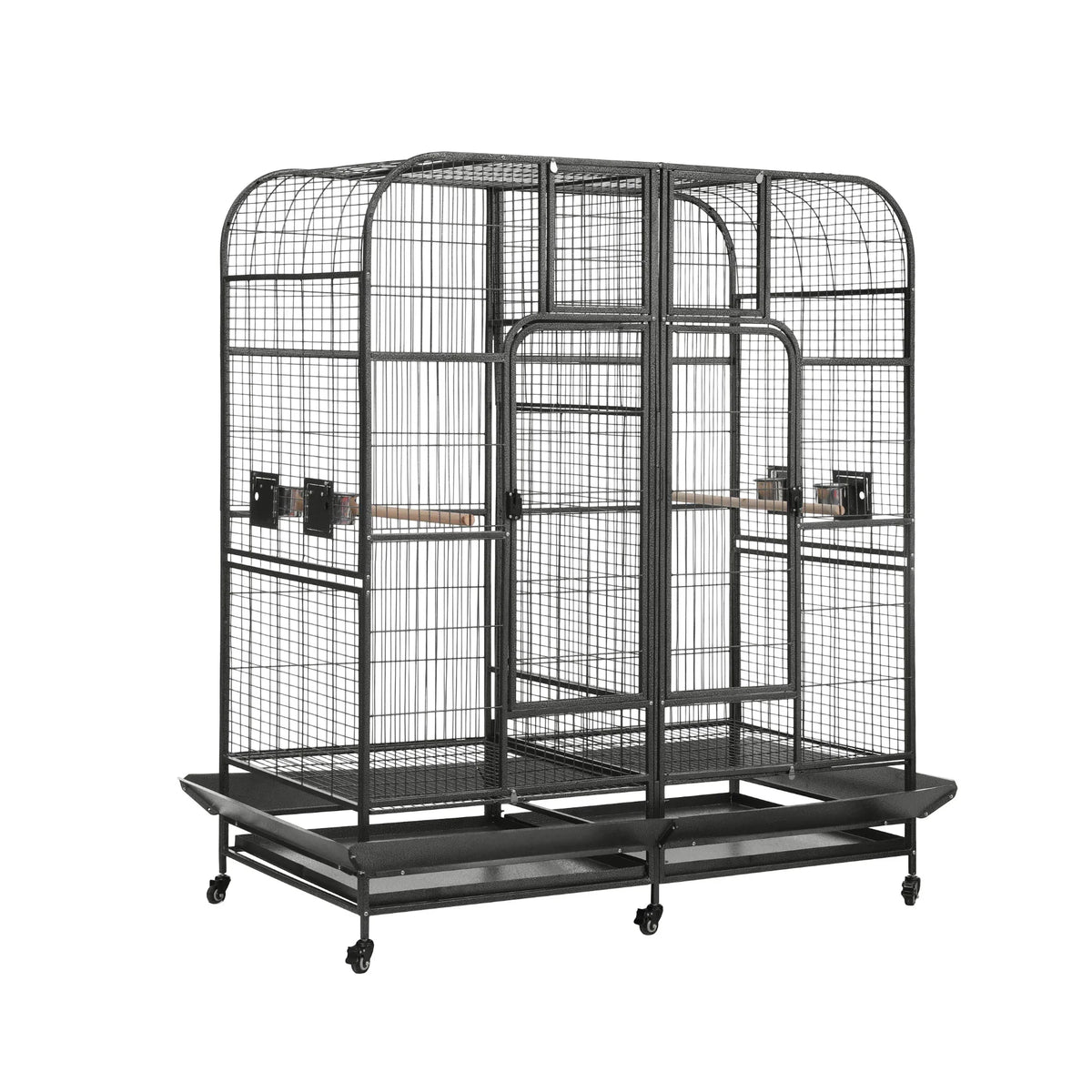 i Pet Bird Cage Extra Large Aviary 185cm Pet Parrot Cage Castor Wheel