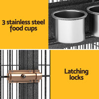 Bird Cage Large Walk-in Aviary Budgie Perch Cage Parrot Pet Huge 203cm