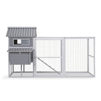 i.Pet Chicken Coop Rabbit Hutch Extra Large Wooden Run Bunny Cage Poultry House Outdoor