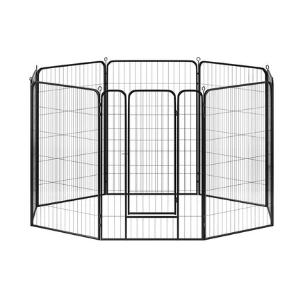 i.Pet Pet Dog Playpen 48" Enclosure 8 Panel Cage Kennel Puppy Fence Play Pen