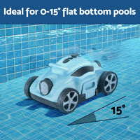 Aqua Buddy Robotic Pool Cleaner Automatic Floor Vacuum Robot Swimming Cordless