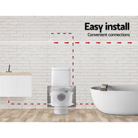 Giantz Macerator Sewerage Pump Waste Water Marine Toilet Disposal Unit Clean