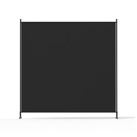 Artiss Room Divider Screen 175x180cm Fabric Black