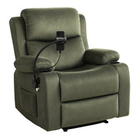 Artiss Recliner Chair Heated Massage Chair with Phone Holder Velvet