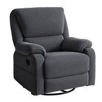 Artiss Rocking Recliner Chair 360 Swivel Massage Heated Reclining Chairs