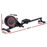 Rowing Machine 16 Levels Foldable Magnetic Rower Gym Cardio Workout