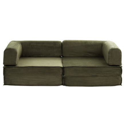 Artiss Convertible Folding Sofa Bed Green