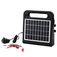 Giantz 5km Electric Fence Energiser Solar Energizer Charger Farm Animal 0.15J