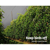 Instahut 30% Shade Cloth 3.66x10m Shadecloth Wide Heavy Duty White