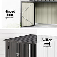 Giantz Garden Shed 2.22x0.91M Bike Sheds Outdoor Storage Tool Workshop House Shelter Double Door