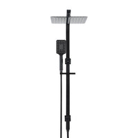 10'' Rain Shower Head Set Handheld Square High Pressure Black