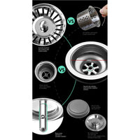 Cefito Kitchen Sink 70X45CM Stainless Steel Basin Single Bowl Silver