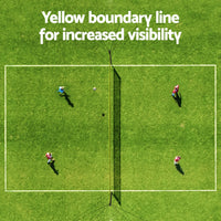 9M Portable Volleyball Net Set with Ball Boundary Lines Badminton Tennis