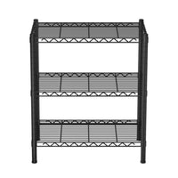 Artiss 3-Tier Shelving Unit Adjustable Garage Storage Shelves Kitchen Rack Steel