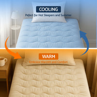 Giselle 5cm Mattress Topper Pillowtop toppers Double-Sided King Single