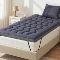 Giselle 5cm Mattress Topper Pillowtop toppers Bamboo Charcoal King Single