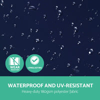 3m Outdoor Umbrella Cantilever Garden Beach Patio Navy