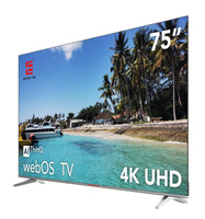 EMETE 75″ Frameless UHD Smart WebOS TV