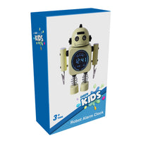 Laser Kids Robot Alarm Clock - Yellow