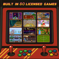 Smart Gaming Projector with 80 Games Dual Controllers