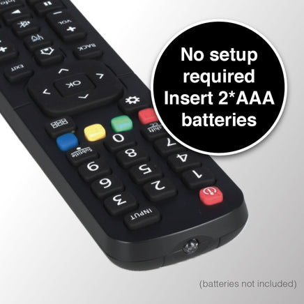 Laser Remote Control for Hisense TV Black