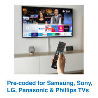 Laser Universal TV Remote for Smart & LED TVs