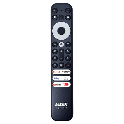 Laser Remote Control for TCL TVs - Black