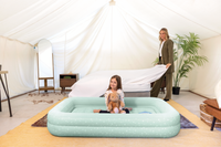 Intex Kidz Inflatable Travel Bed set with Hand Pump - Stars. Great for Travel 66810
