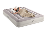Intex Queen Dura-Beam Prestige Mid-Rise Airbed w/ USB150 Pump- 64179