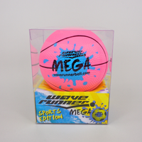 WAVE RUNNER MEGA SPORT BALL 9CM ASST - WR800B-SPT�