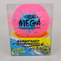 WAVE RUNNER MEGA SPORT BALL 9CM ASST - WR800B-SPT�