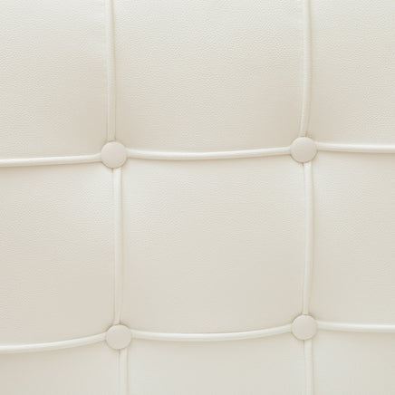 Pandora Modern Bonded Leather Dining Chair in White