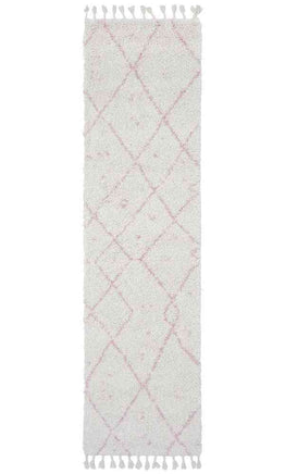 Saffron 44 Pink Runner by Rug Culture - 400X80CM - RUNNER