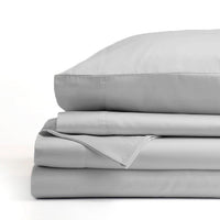 Ddecor Home 1500 Thread count Premium Cotton Blend Silver Queen Sheet Set by Ddecor Home
