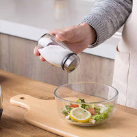 CARLA HOME Rotating Spice Rack Organizer with 16 Glass Jars for Kitchen Seasoning and Herb Storage