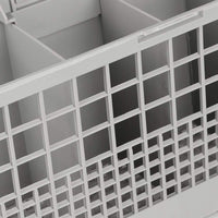CARLA HOME 8 Slot Universal Dishwasher Cutlery Basket with Handle and Lid which Fits Most Brands (240mm X 135mm X 122mm)