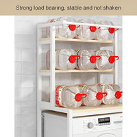 CARLA HOME 3-Tier Over Washing Machine Storage Rack Laundry Shelf Organizer for Bathroom or Toilet (White)