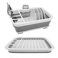 Foldable Kitchen Dish Rack Storage Tray